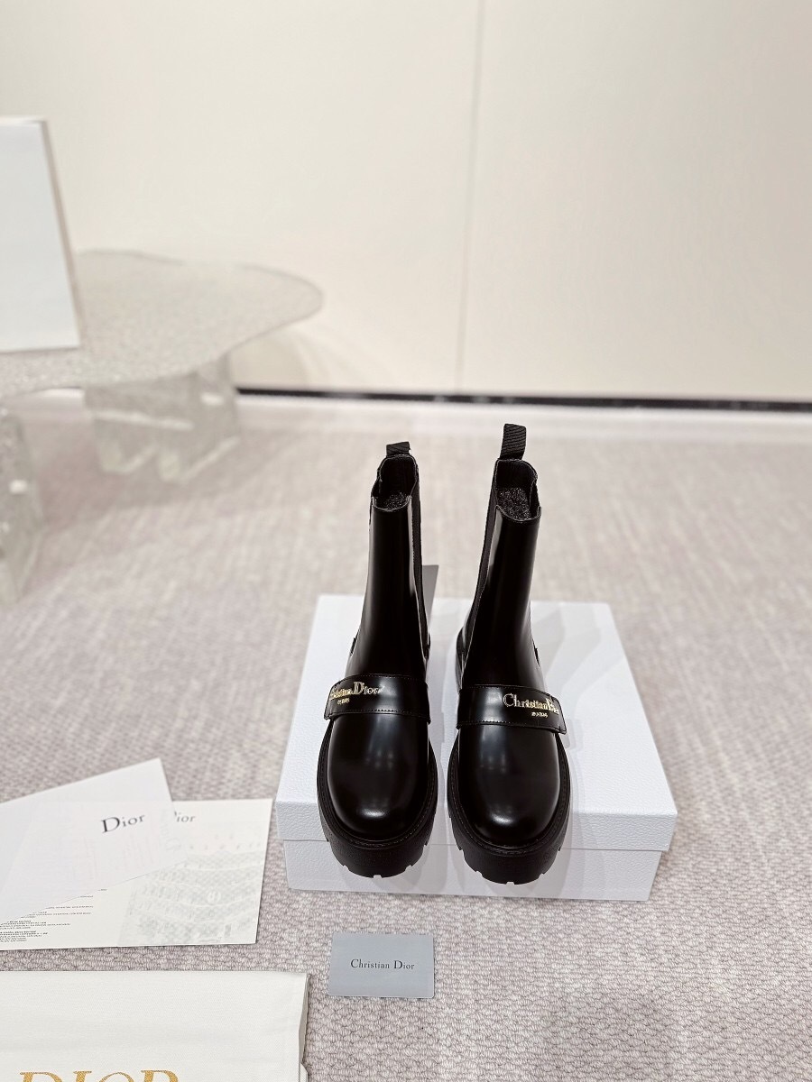 DIOR CHRONO Slip-On Motorcycle Boots - LY00340