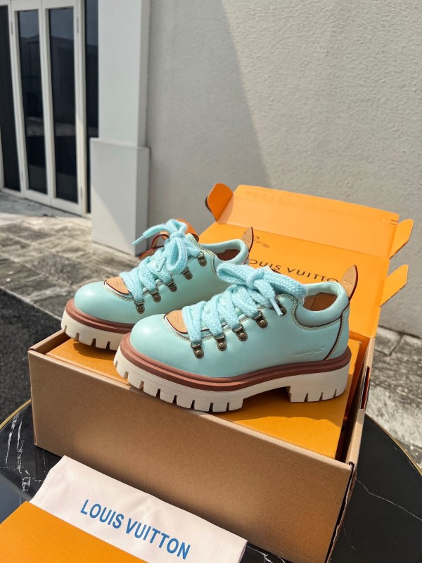 Louis Vuitton REMIX Lace-Up Derby Hiking Shoes - LY00340