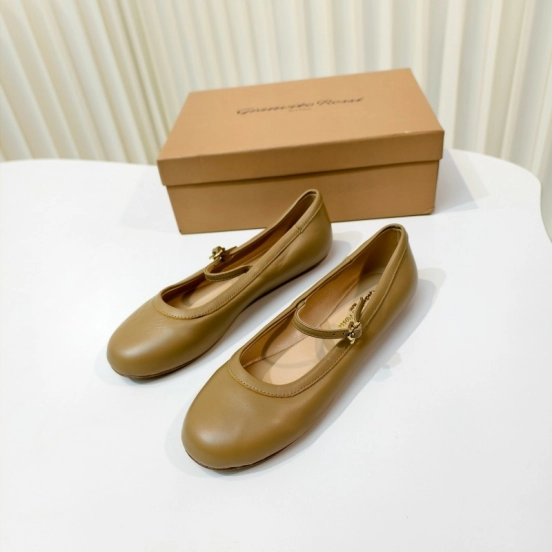 Gianvito Rossi Bohemian Style Flat Ballet Shoes - LY00310