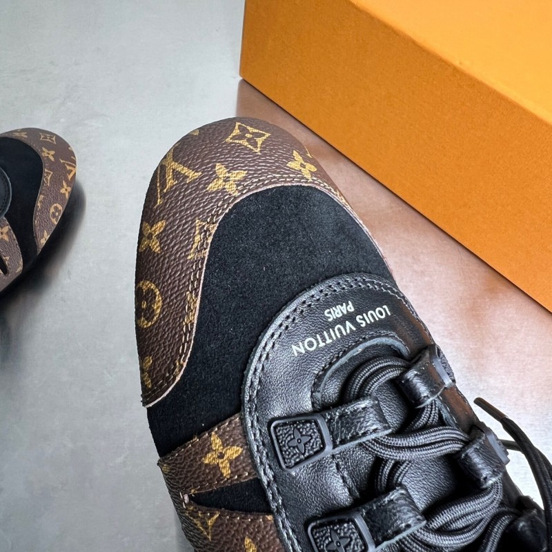 Lv Sneakerina 2025 SS Ballet Round Toe Lace-Up Low Top Lifestyle Casual Shoes - YC