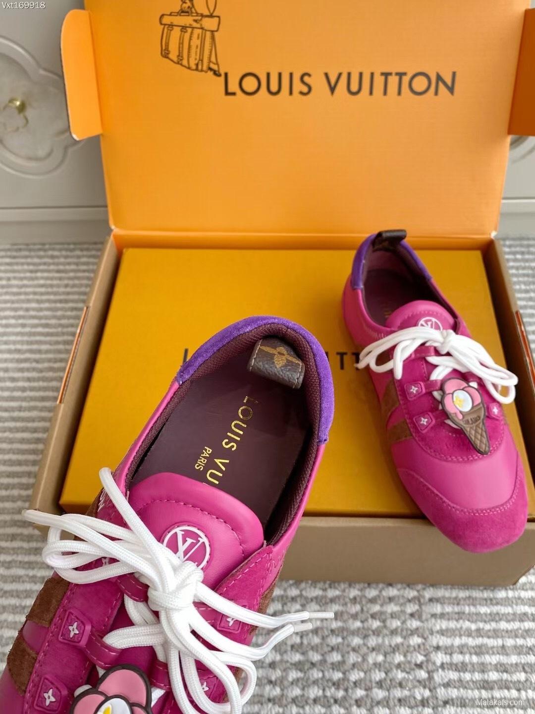 Louis Vuitton SNEAKERINA Ballet Sneakers Couple Edition with Chip - AS00350