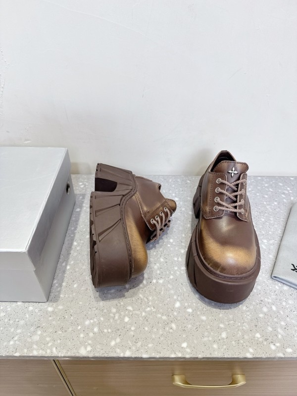 Smfk 2025 SS Collection Platform Derby Shoes with Thick Sole - LY00260