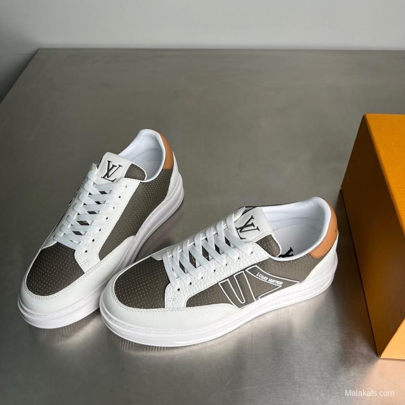 Lv Beverly Hills Low Top Fashion Sneakers Men's Shoes - 2025SS