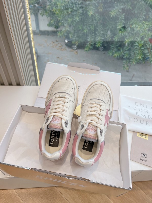 Golden Goose G411 Spring Summer Retro Running Shoes with Soft Sole - KFY00320