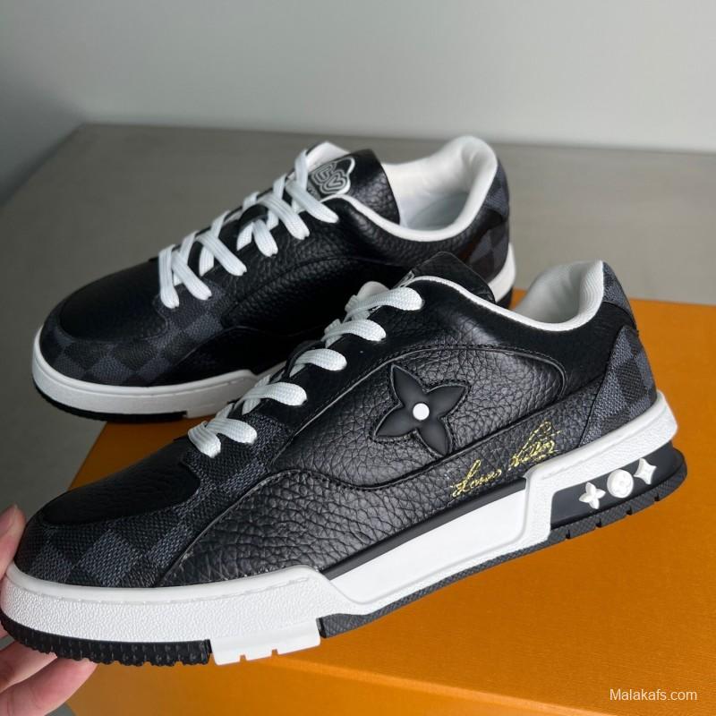 Louis Vuitton 2025 Spring Summer Collection Luxury Replica Sneakers with Italian Calfskin and Signature Logo - YC