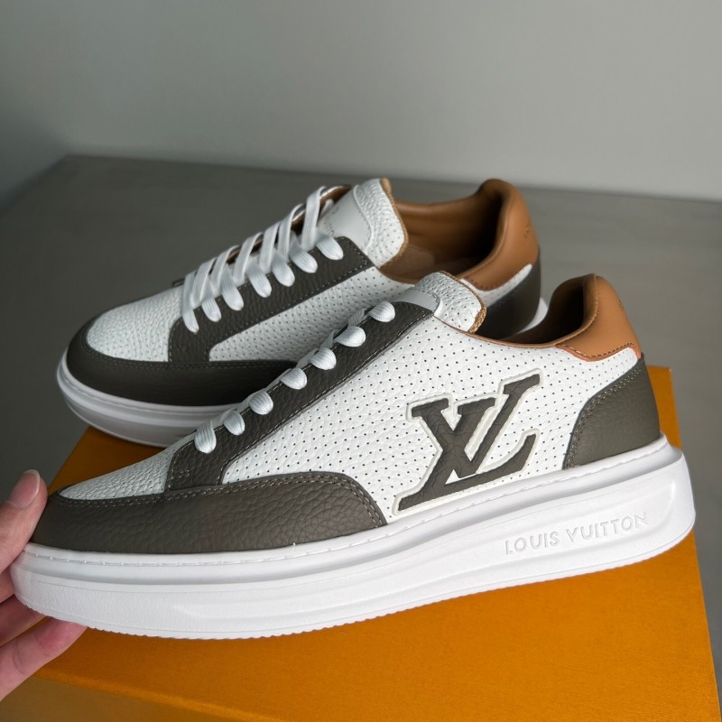 Lv Beverly Hills Low Top Fashion Sneakers Men's Shoes - YC
