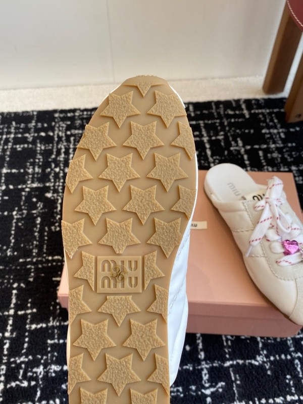 MiuMiu 2025 SS Early Spring Slip-On Trainer Loafer - KFY00295