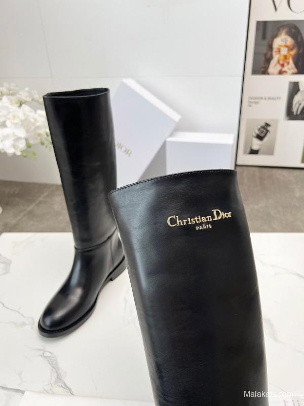 Dior 2025/SS Retro British Style Brogue New Knight Boots - LY00460