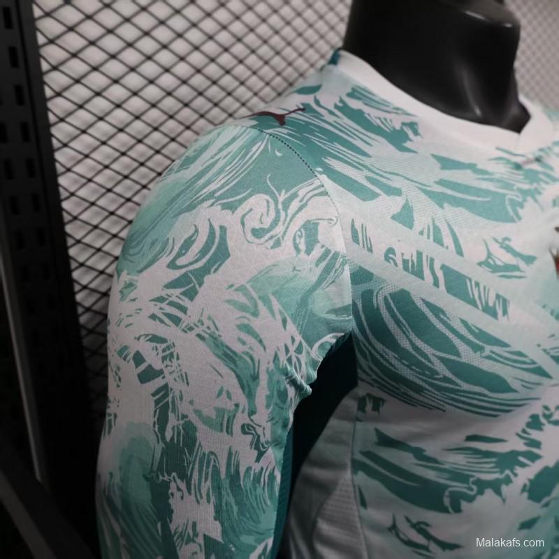 2026 Player Version  Portugal Away White  Long Sleeve Jersey