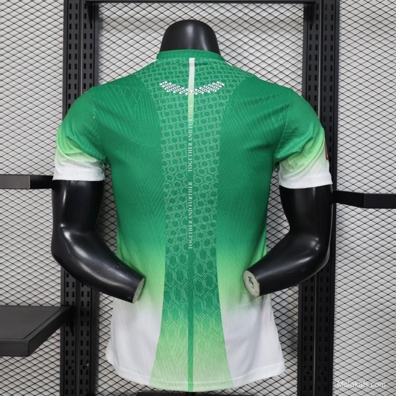 2026 Player Version Ivory Coast Special Edition Green Jersey