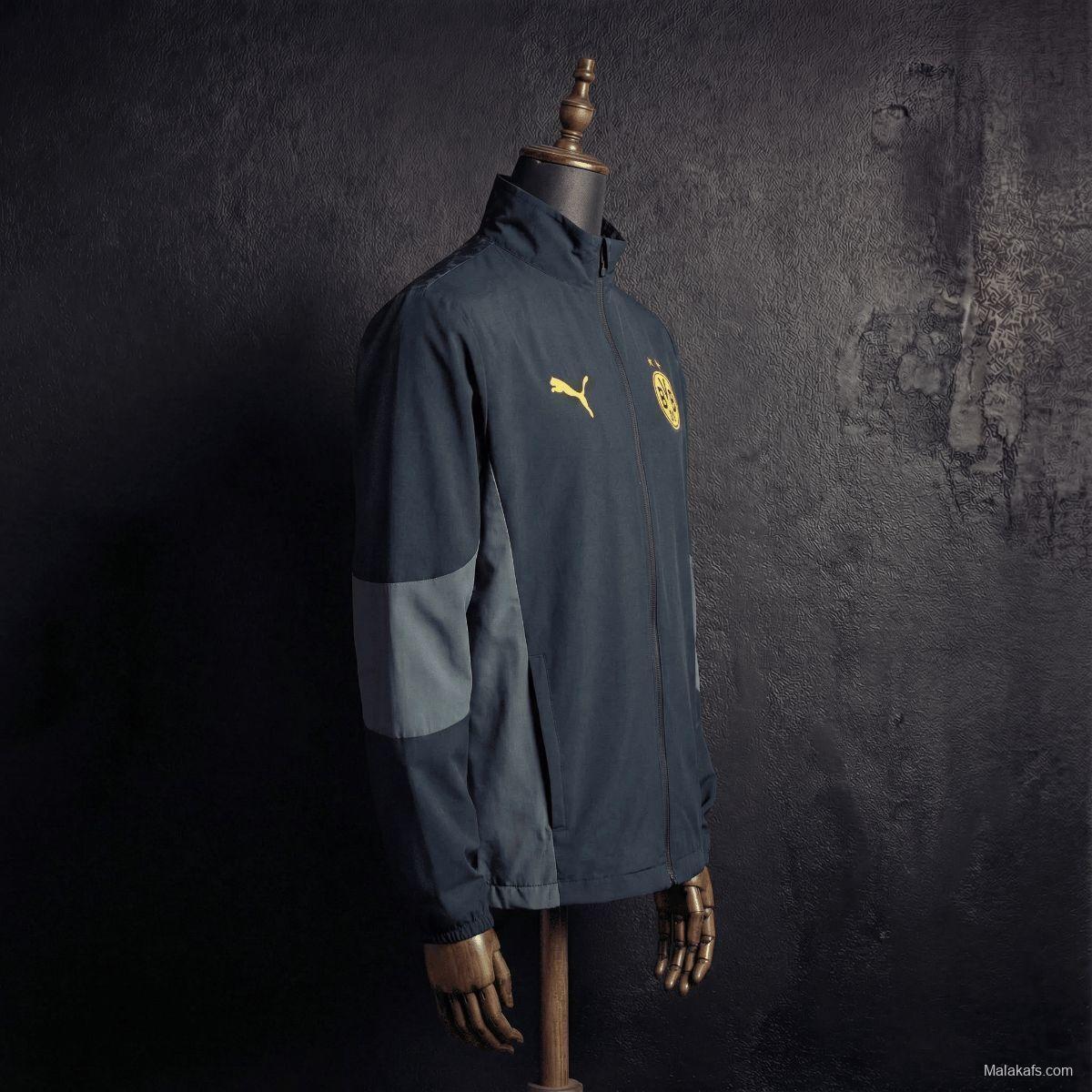 2026 Dortmund Black Reversible Jacket Windbreaker