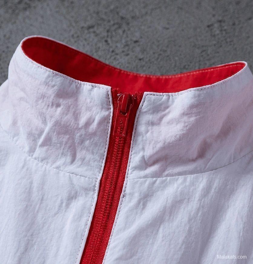 2026 Liverpool Red And White Reversible Full Zipper Jacket