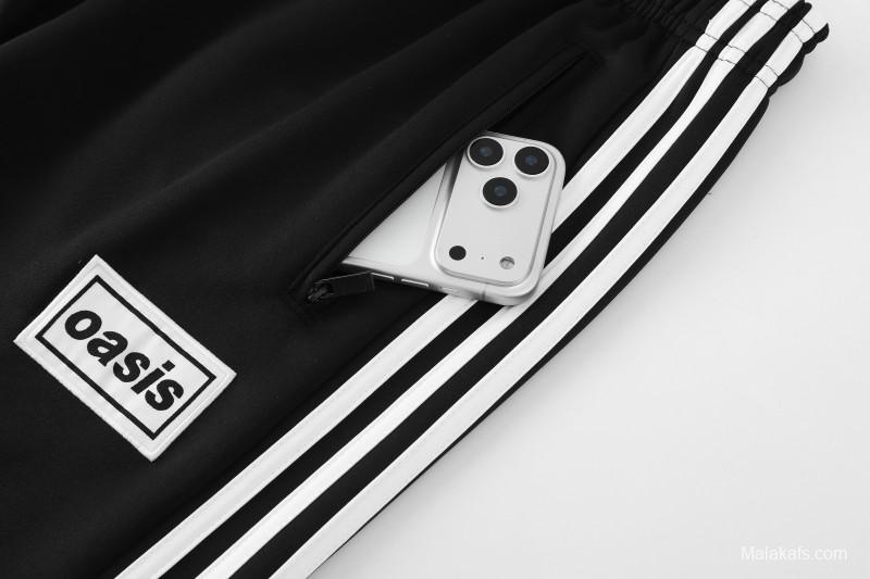 2026 Adidas Black Full Zipper Jacket + Long Pants