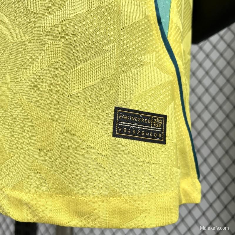 2026 Player Version Mens Brazil World Cup Home Jersey