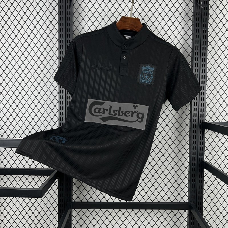25/26 Liverpool Vintage 95/96 Remake Black Jersey