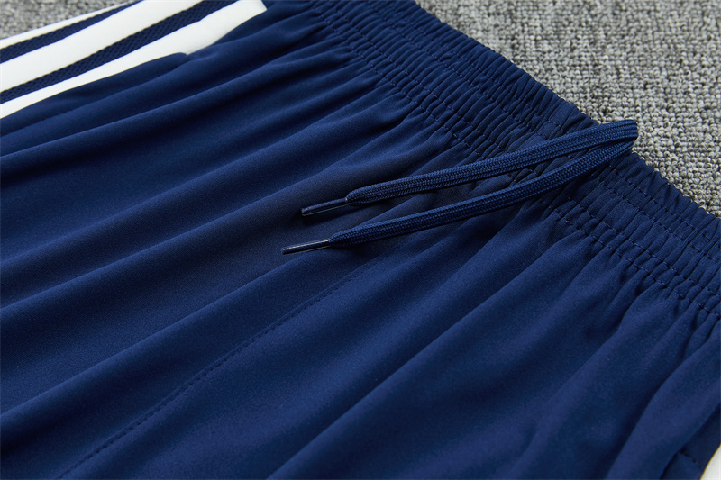 26/27 Real Madrid Away Navy Blue Half Zipper Jacket Tracksuit + Long Pants