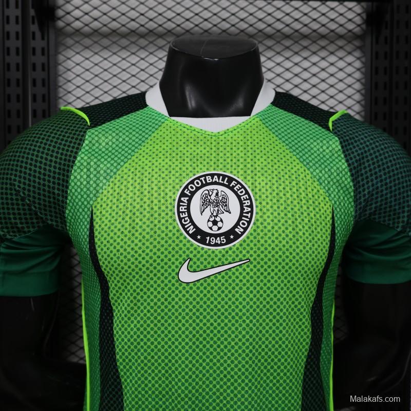 Player Version 26/27 Nigeria Volt Green & Dark Green  Home Jersey