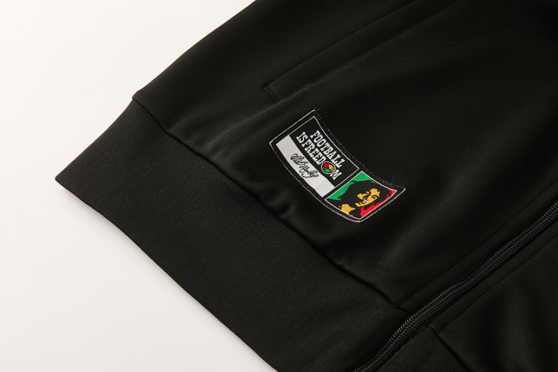 2026/27 Jamaica  Black  Full Zipper Jacket Tracksuit + Long Pants