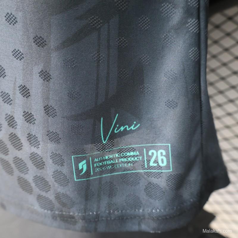 Player Version 26/27  Brazil  Charcoal Black & Mint Teal  Special Edition Jersey