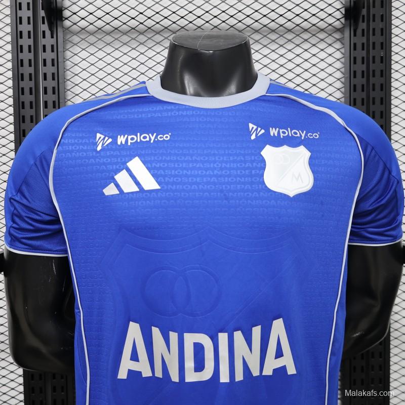 Player Version 26/27  Millonarios FC Royal Blue  Home Jersey