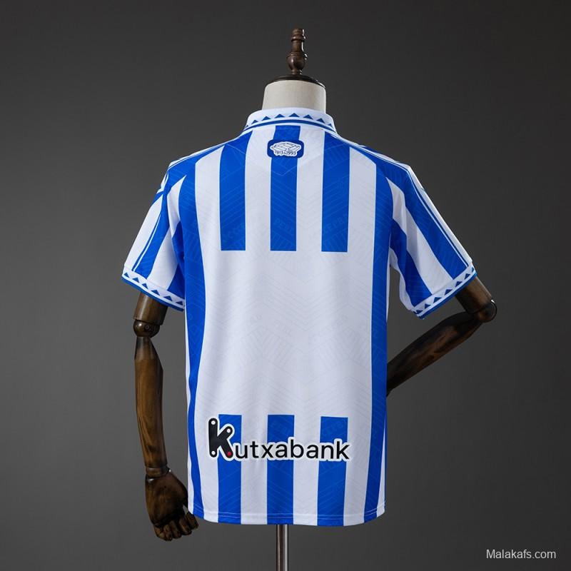 25/26 Real Sociedad Retro Style Jersey S