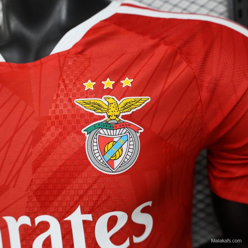 Player Version 26/27 SL Benfica Home Red Jersey