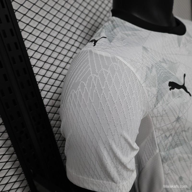 Player Version 2026 Egypt White with Grey  Away Jersey