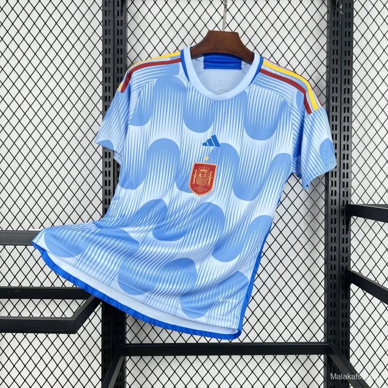 2022 Retro Spain World Cup Away Jersey
