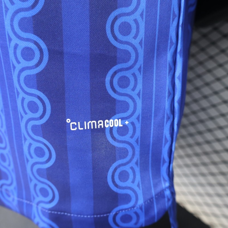Player Version 2026 Sweden Blue with Tonal Chain Stripe  Away Jersey