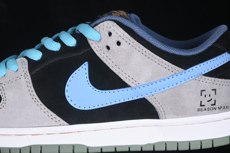 Nike SB Dunk Low Skateboarding Shoes with Premium Leather Upper - HF3063-002