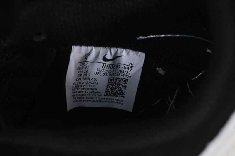 Nike Air Force 1 '07 Low Black Suede Warrior Casual Sneakers with Full-Length Air Cushion - NH0601-547