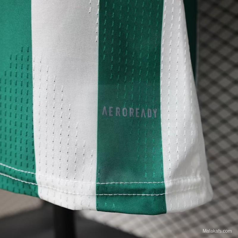 Player Version 26/27 Real Madrid Green & White Stripes Special Edition Jersey