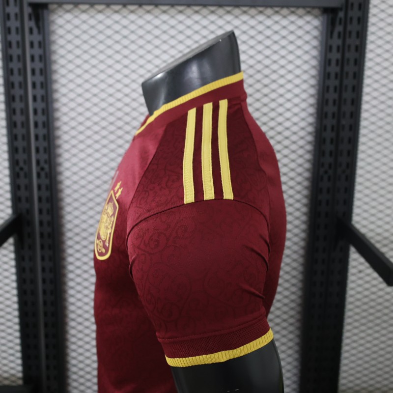 Player Version 26/27 Spain Third  Burgundy Jersey