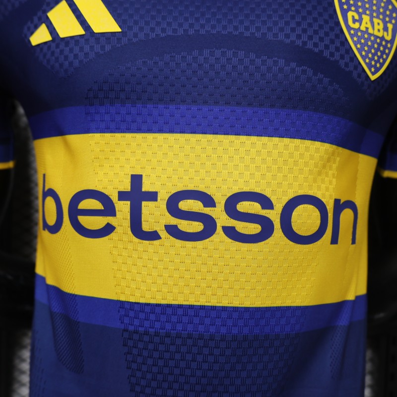 Player Version 26/27 Boca Juniors Home Blue and Yellow Horizontal Band Jersey