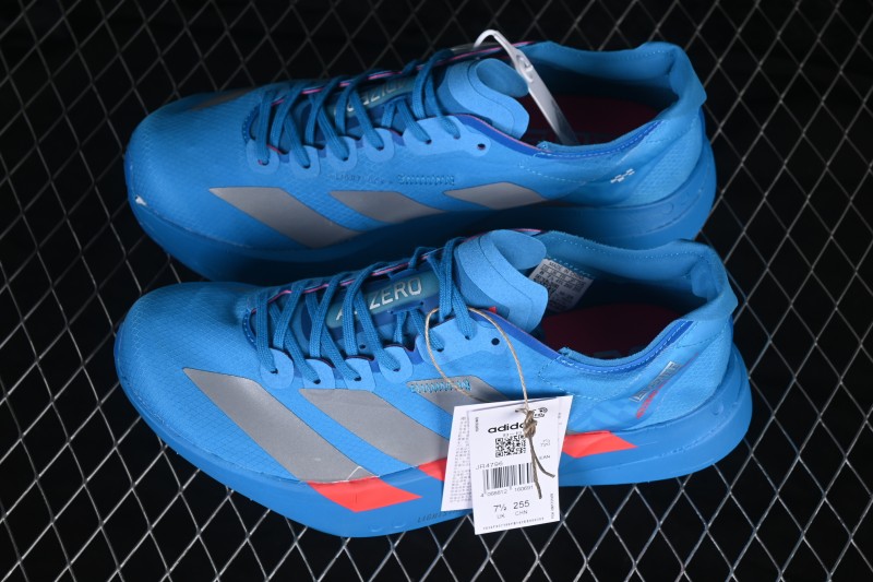 Adidas Adizero Pro 4 Racing Running Shoes with Lightstrike Pro Foam and Energyrods 2.0 Carbon Rods - JR4796