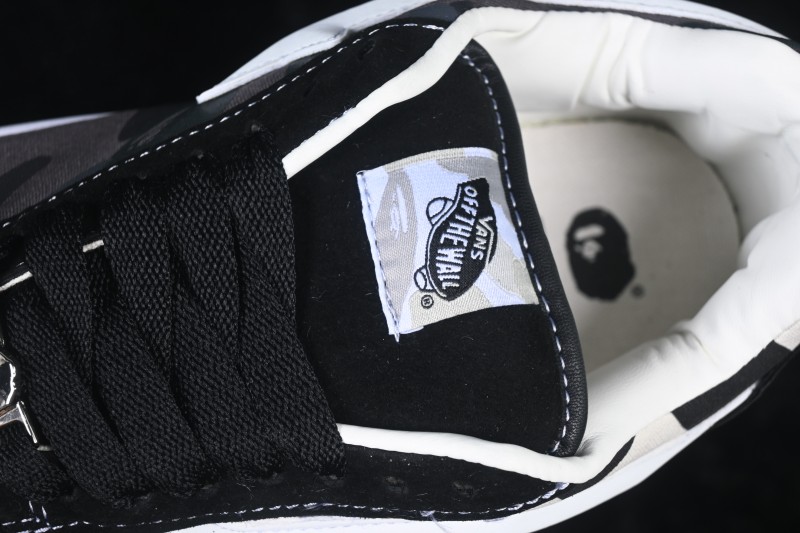 Bape x Vans Lx Knu Skool TB Collaboration Low-Top Skateboarding Shoes - VN000Z3929B