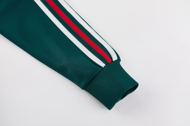 26/27 Mexico  Dark Green Full Zipper Jacket + Long Pants