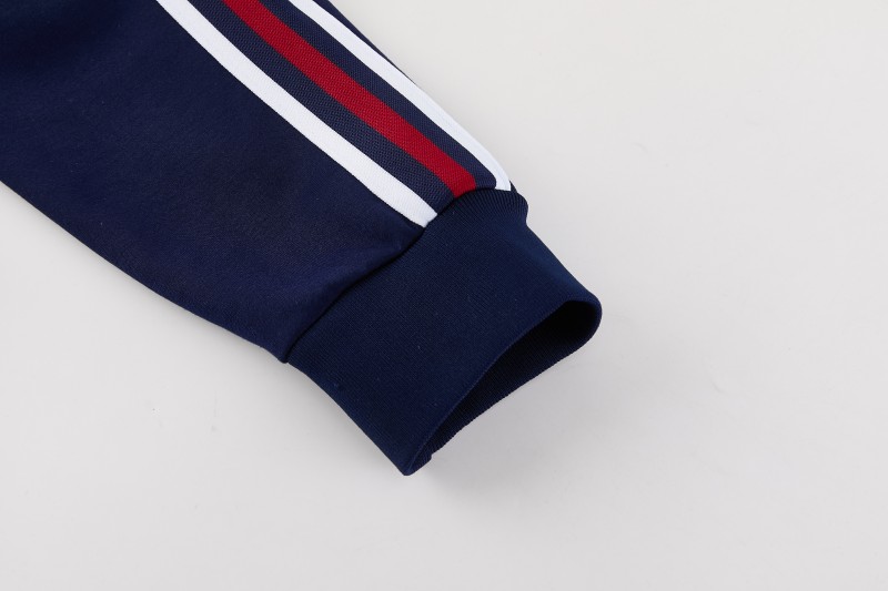 26/27 Bayern München Royal Blue Hoodie Full Zipper Jacket + Long Pants