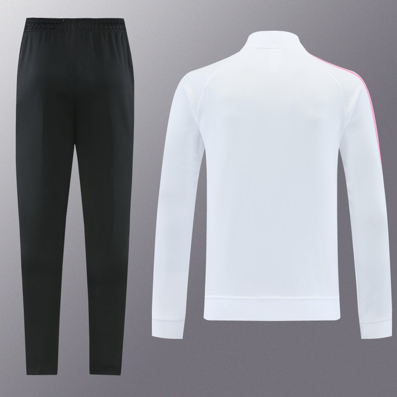 26/27 Inter Miami CF White Full Zipper Jacket Tracksuit + Long Pants