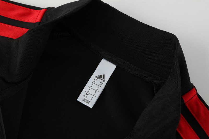26/27 Manchester United FC  Black Full Zipper Jacket Tracksuit + Long Pants