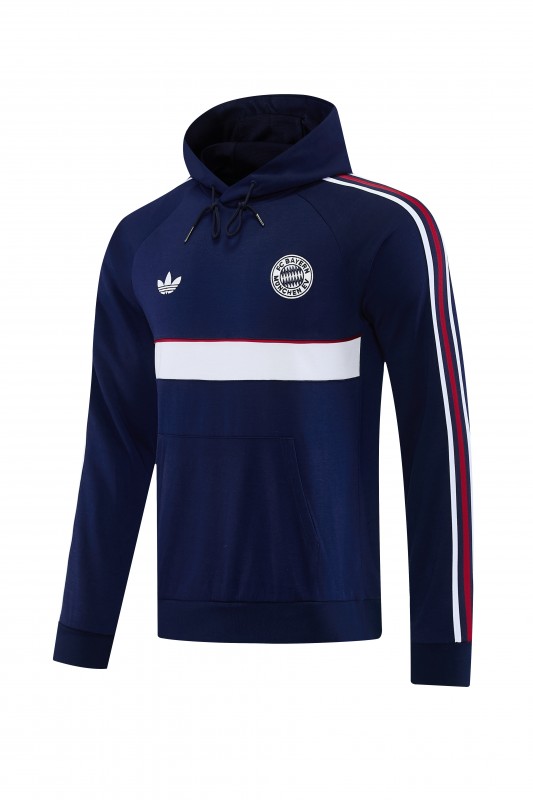 26/27 Bayern München Royal Blue Hoodie Full Zipper Jacket + Long Pants