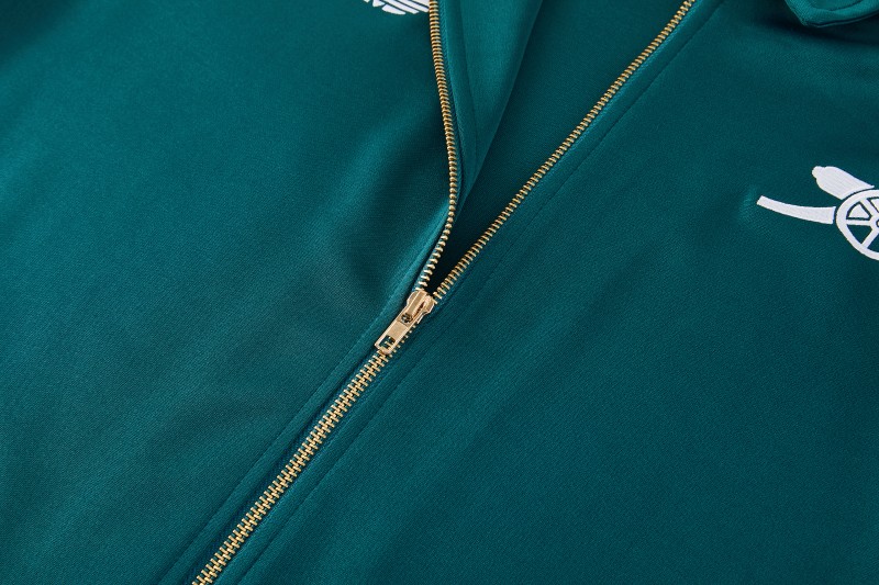 26/27 SSC Napoli Dark Green Full Zipper Jacket Tracksuit + Long Pants