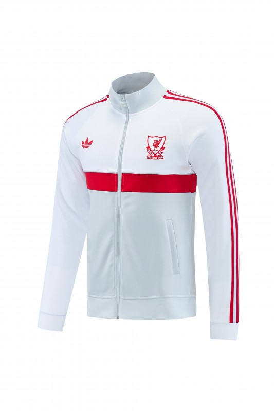 26/27 Liverpool  Grey Full Zipper Jacket Tracksuit + Long Pants