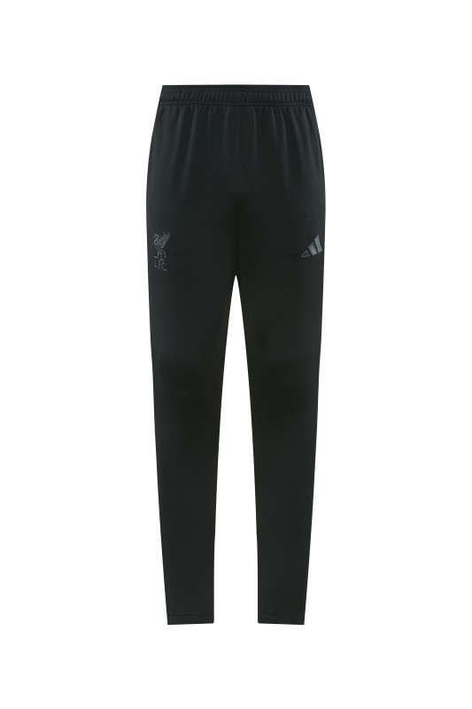 26/27 Liverpool  Black Full Zipper Jacket Tracksuit + Long Pants