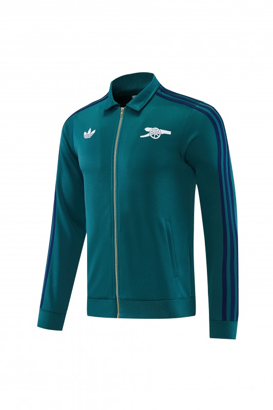 26/27 SSC Napoli Dark Green Full Zipper Jacket Tracksuit + Long Pants
