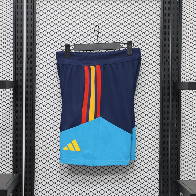 Player Version  2026 Spain National Team  Training Blue Shorts