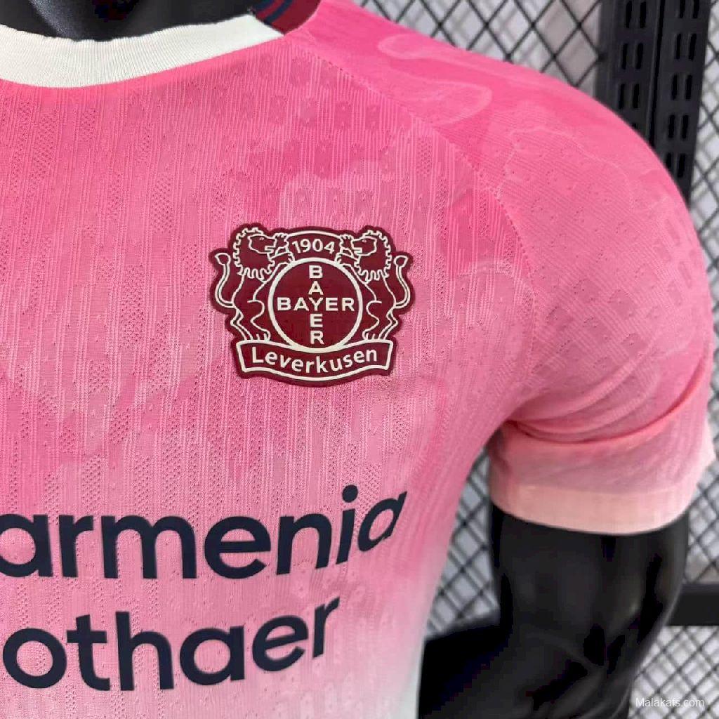 2025/26 Player Version Mens Bayer 04 Leverkusen Away Jersey