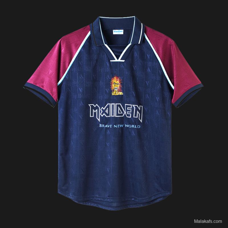 Retro 99/01 West Ham United x Iron Maiden Home Jersey