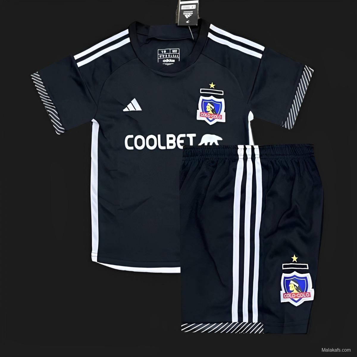 24/25 Kids COLO COLO Away White Jersey