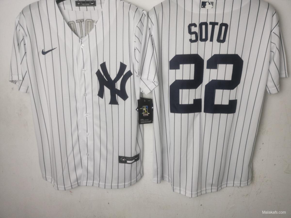 New York Yankees 2024 White T-shirt #22 Soto